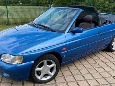 Gebraucht Ford Escort Cabriolet 118 PS (86 kW) 1996 Blau Cabrio