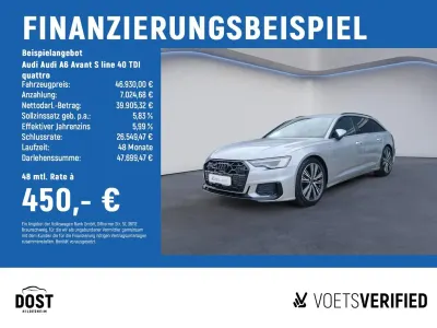 Gebraucht Audi A6 S-Line 204 PS (150 kW) 2024 Florettsilber metallic Kombi