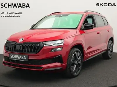 Gebraucht Skoda Karoq SportLine 150 PS (110 kW) 2023 Velvetrot premium metallic SUV