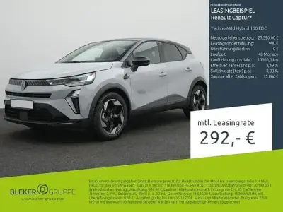 Gebraucht Renault Captur Techno 158 PS (116 kW) 2025 Grau kqj + schwarz gne SUV
