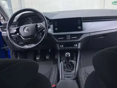 Gebraucht Skoda Scala Ambition 110 PS (80 kW) 2021 Blau Kleinwagen