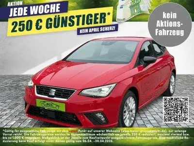 Usata Seat Ibiza FR 110 CV (80 kW) 2024 Rosso Utilitaria