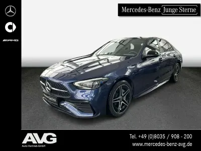 Gebraucht Mercedes C220 AMG 200 PS (147 kW) 2024 Lack sodalithblau Limousine