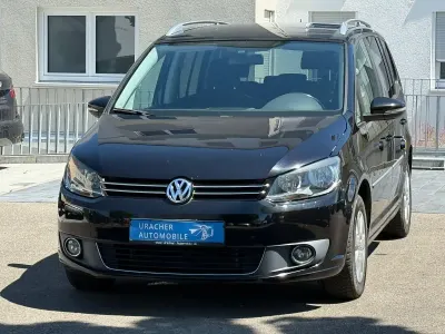 Gebraucht VW Touran Highline 105 PS (77 kW) 2011 Schwarz Van / Kleinbus
