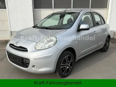 Gebraucht Nissan Micra Acenta 80 PS (58 kW) 2011 Silber Kleinwagen