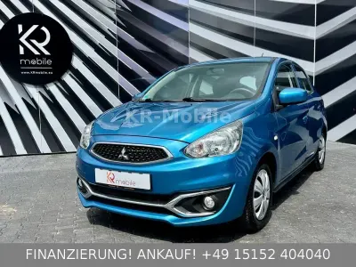 Gebraucht Mitsubishi Space Star Diamant Edition 71 PS (52 kW) 2017 Blau Kleinwagen