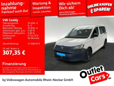 Gebraucht VW Caddy 102 PS (75 kW) 2022 Candyweiß Van / Kleinbus