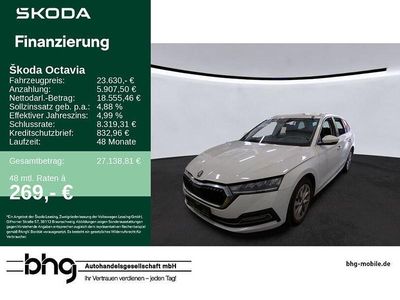 Gebraucht Skoda Octavia Style 116 PS (85 kW) 2023 Candyweiß Kombi