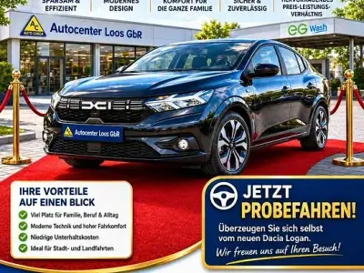 Neu Dacia Logan Journey 91 PS (66 kW) 2025 Schwarz Limousine