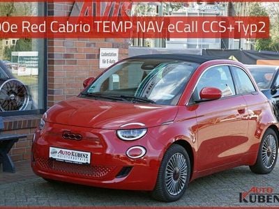 Rot Gebraucht 2022 Fiat 500e Red Cabrio | 20.850 € (Fairer Preis)