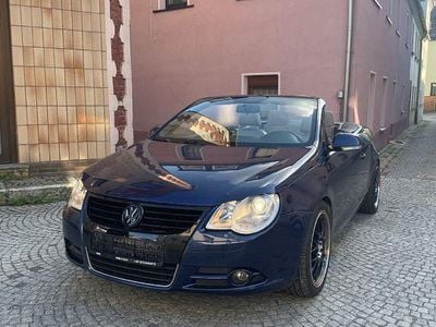 Second-hand VW Eos 150 CP (110 kW) 2008 Albastru Cabrio