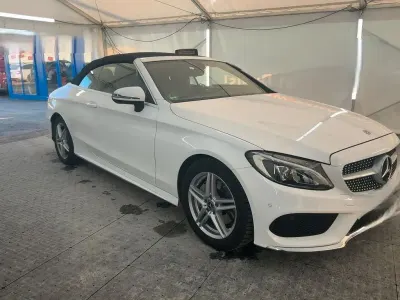 Gebraucht Mercedes C180 AMG Edition 1 156 PS (114 kW) 2018 Weiß Cabrio