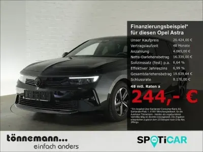 Gebraucht Opel Astra 131 PS (96 kW) 2024 Schwarz Kleinwagen