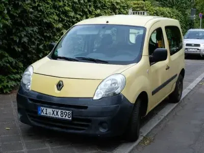 Gebraucht Renault Kangoo Authentique 75 PS (55 kW) 2011 Gelb Van / Kleinbus