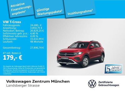 Rot Gebraucht 2024 VW T-Cross Life SUV | 24.680 € (Fairer Preis)