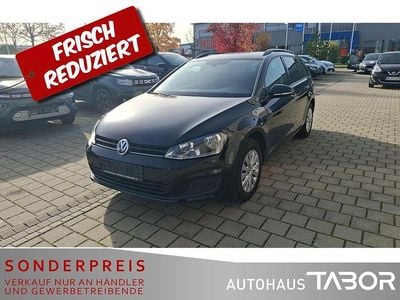 Gebraucht VW Golf VII Trendline 110 PS (80 kW) 2016 Schwarz Kombi
