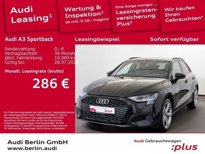 Mythosschwarz metallic Gebraucht 2024 Audi A3 Advanced Plus Limousine | 36.500 € (Etwas zu teuer)