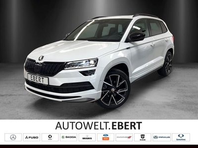 gebraucht Skoda Karoq Sportline 2.0 TSI DSG 4X4/PANO/VIRT./360°/