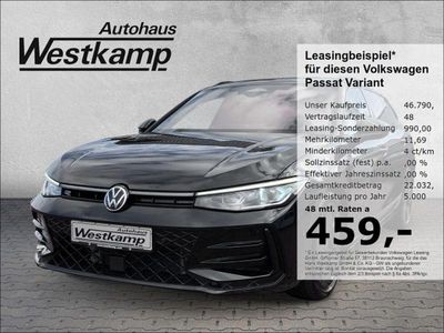 Second-hand VW Passat R-line 193 CP (141 kW) 2025 Negru Break