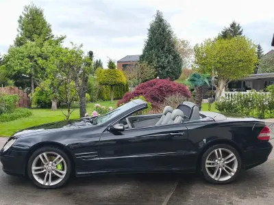 Gebraucht Mercedes SL350 2004 Schwarz Cabrio