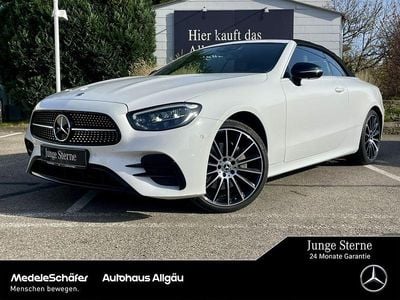 Gebraucht Mercedes E300 AMG 265 PS (194 kW) 2023 Unilack polarweiß Cabrio