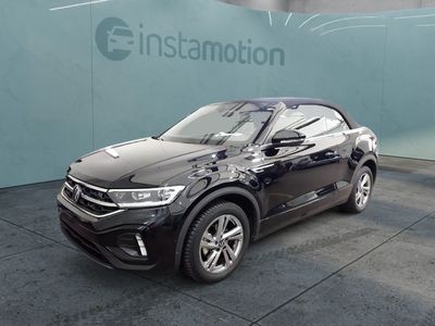 Gebraucht VW T-Roc Cabriolet R-line 150 PS (110 kW) 2024 Schwarz Cabrio