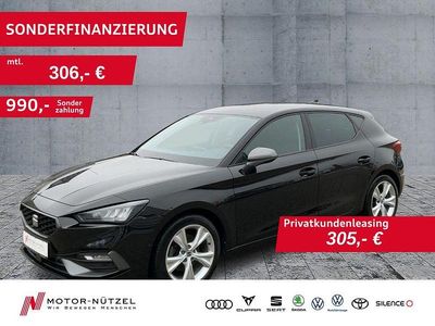Gebraucht Seat Leon FR-Line 150 PS (110 kW) 2022 Mitternachtsschwarz Limousine