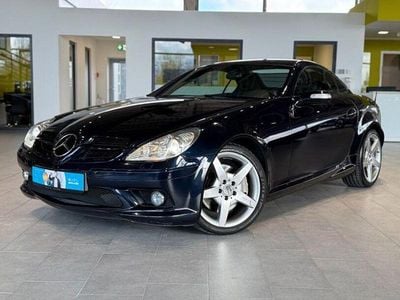 Usata Mercedes SLK350 272 CV (200 kW) 2006 Blu Cabrio