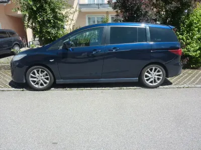 Gebraucht Mazda 5 Sports-Line 150 PS (110 kW) 2010 Blau Van / Kleinbus