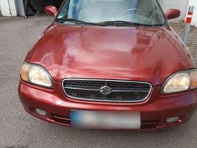 Usata Suzuki Baleno GLX 97 CV (71 kW) 2001 Rosso Station wagon