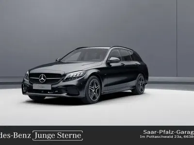 Gebraucht Mercedes C300e AMG 194 PS (142 kW) 2021 Lack obsidianschwarz Kombi