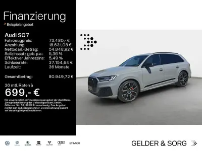 Gebraucht Audi SQ7 Competition 507 PS (372 kW) 2023 Nardograu SUV