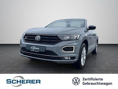 Gebraucht VW T-Roc Cabriolet Edition 150 PS (110 kW) 2021 Mondsteingrau/schwarz Cabrio