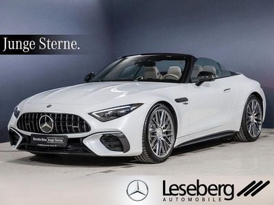 Gebraucht Mercedes SL43 AMG AMG 421 PS (309 kW) 2025 Manufaktur opalithweiß bright Cabrio
