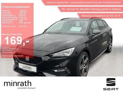 Schwarz Gebraucht 2022 Seat Leon ST FR Kombi | 21.990 € (Guter Preis)