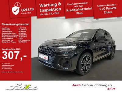 Gebraucht Audi Q5 Design 204 PS (150 kW) 2023 Mythosschwarz metallic SUV