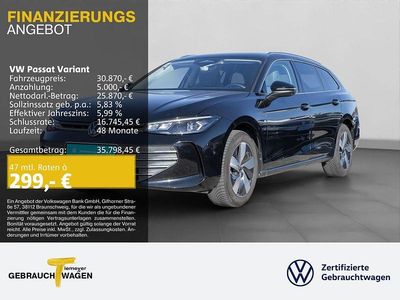 Gebraucht VW Passat Business 150 PS (110 kW) 2024 Schwarz Kombi