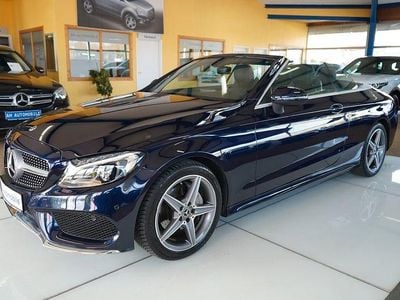 Gebraucht Mercedes C200 AMG 184 PS (135 kW) 2018 Blau Cabrio