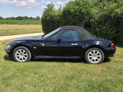 Gebraucht BMW Z3 Sport Line 118 PS (86 kW) 2001 Schwarz Cabrio
