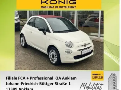 Brugt Fiat 500C 69 HK (50 kW) 2023 Hvid Cabriolet