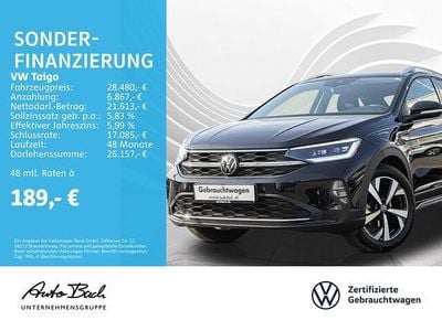 Gebraucht VW Taigo Style 110 PS (80 kW) 2024 Schwarz SUV