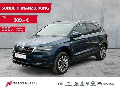 Usata Skoda Karoq Clever 150 CV (110 kW) 2021 Blu SUV