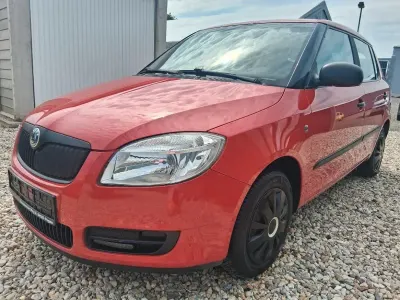Gebraucht Skoda Fabia 2010 Rot Kleinwagen