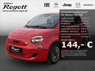 Gebraucht Fiat 500e Red 69 kW (95 PS) 2022 Rot Kleinwagen