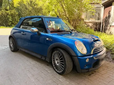 Usata Mini Cooper S Cabriolet 170 CV (125 kW) 2007 Blu Cabrio
