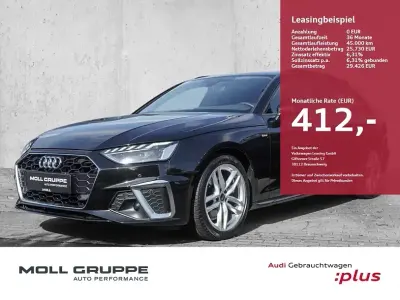 Gebraucht Audi A4 S-Line 163 PS (119 kW) 2022 Mythosschwarz metallic Kombi