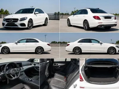 Gebraucht Mercedes C180 AMG line 122 PS (89 kW) 2019 Weiß Limousine