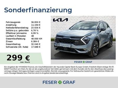 Lunarsilber/schwarz Neu 2025 Kia Sportage GT-Line SUV | 36.850 € (Fairer Preis)