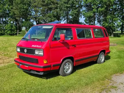 Gebraucht VW T3 69 PS (50 kW) 1988 Rot Van