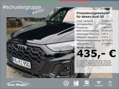 Gebraucht Audi Q5 S-Line 163 PS (119 kW) 2024 Schwarz SUV